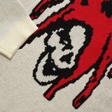 Jester Knit Sweater, Cream