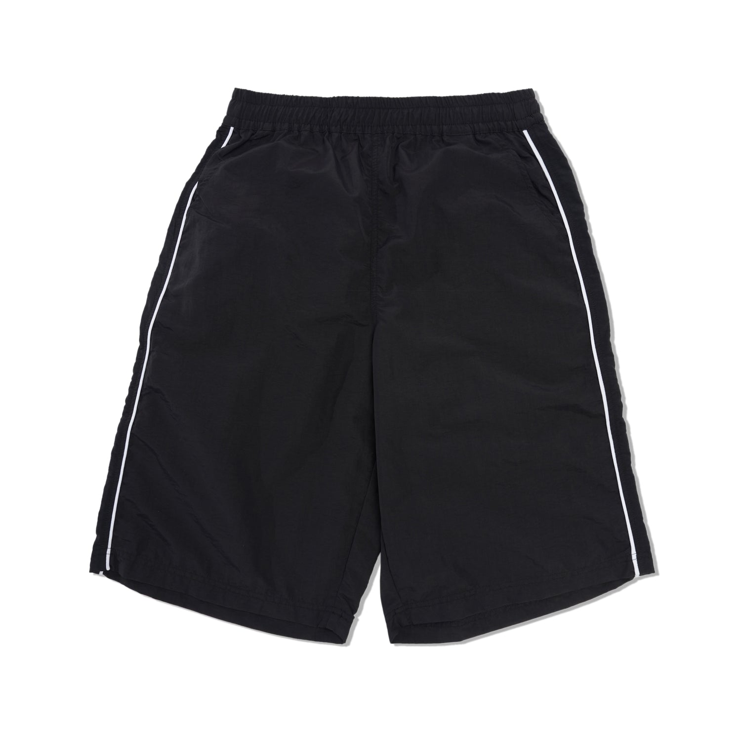 Nylon Bermuda Shorts, Black