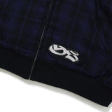 Reversible Zip-Thru Pullover Hood, Black / Indigo