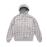 Reversible Zip-Thru Pullover Hood, Grey / Stone