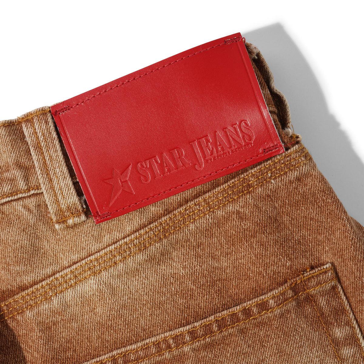 Aged C-Star Jeans, Rusted Indigo