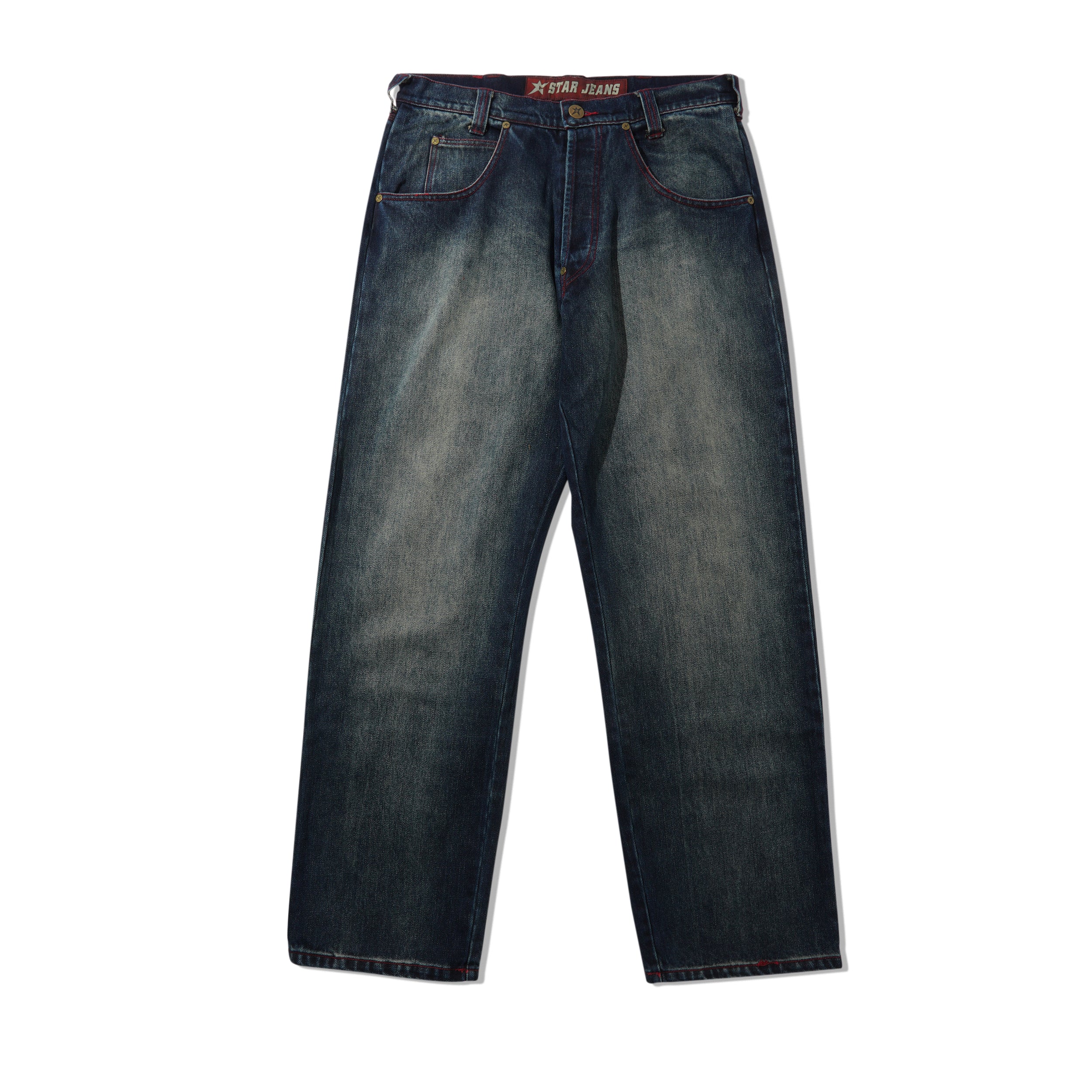 Star Team Double Knee Star Jeans, Blue | Lo-Fi