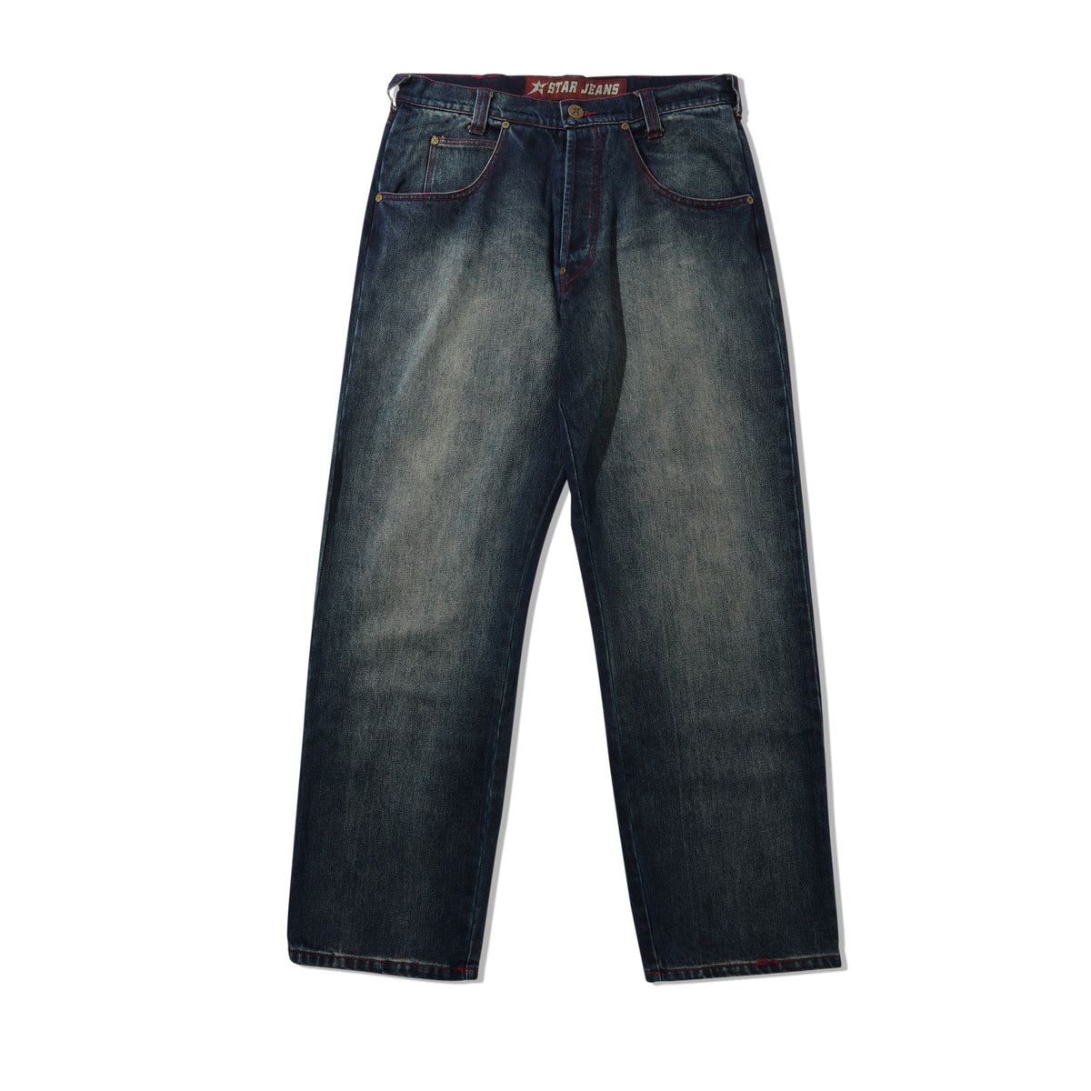 Aged C-Star Jeans, Blue