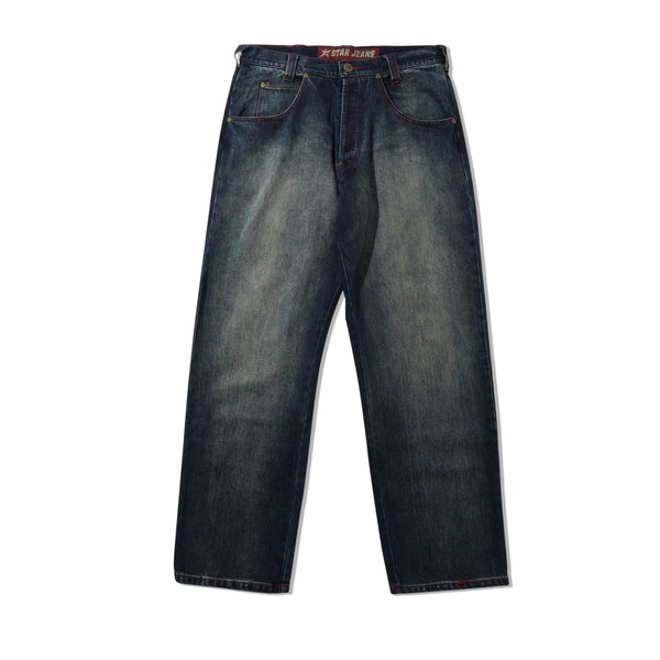 Carpet Company Aged C-Star Jeans, Blue