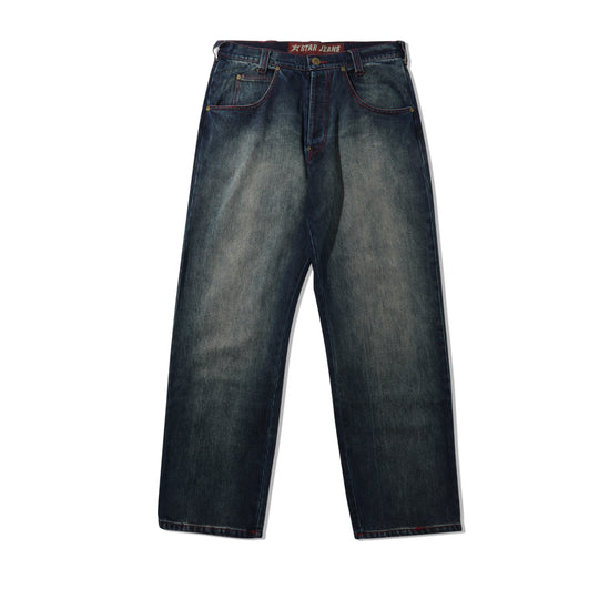 Aged C-Star Jeans, Blue