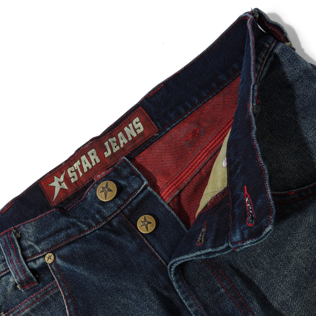 Aged C-Star Jeans, Blue