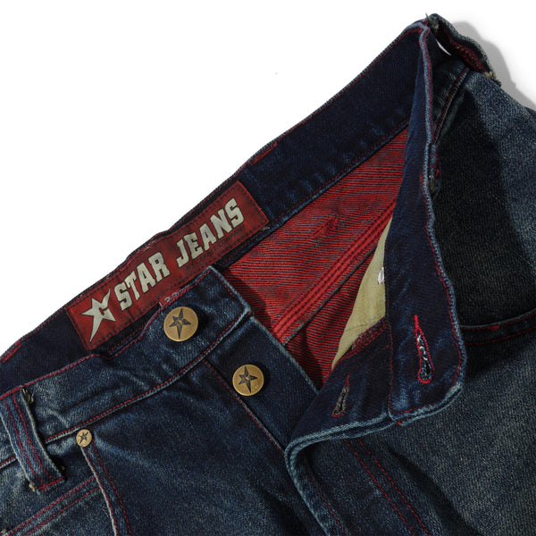 Carpet Company Aged C-Star Jeans, Blue