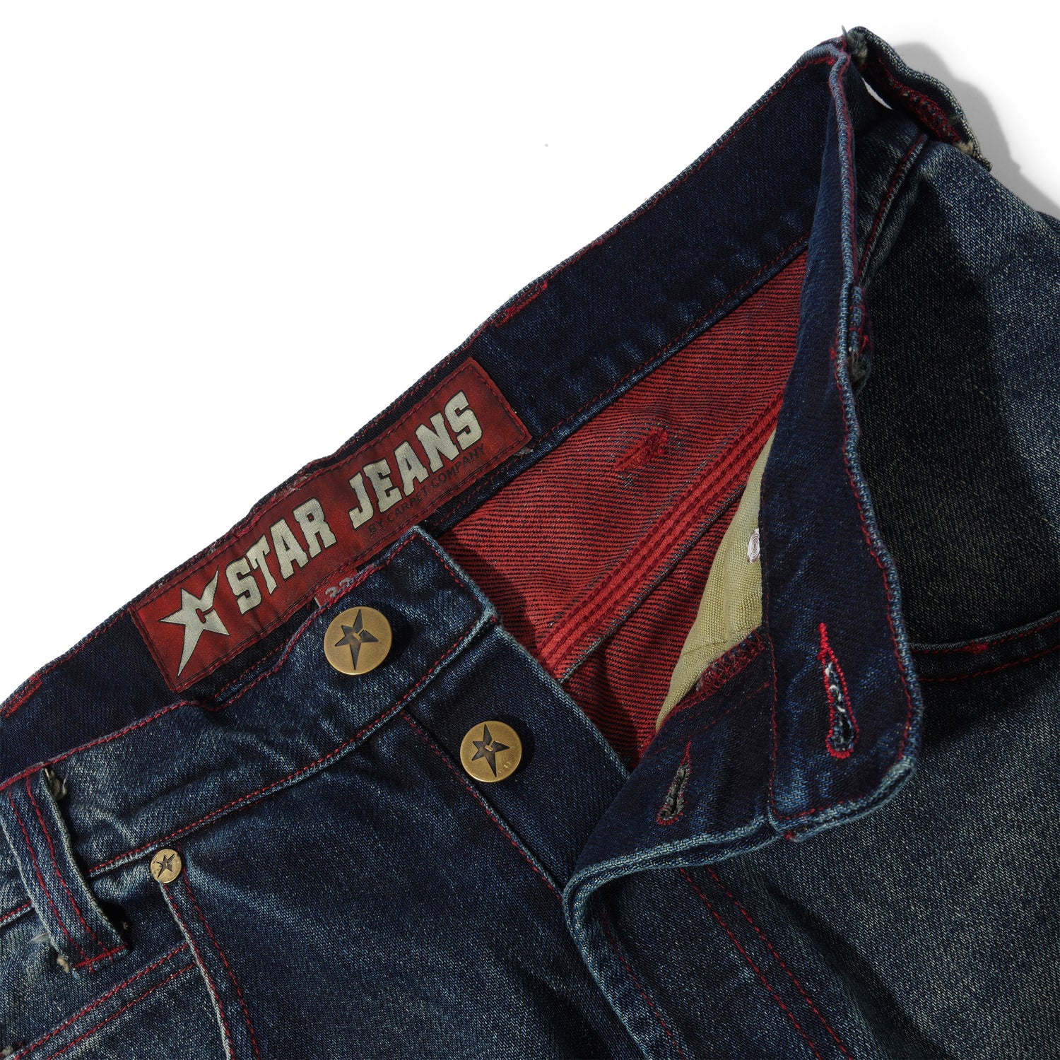Aged C-Star Jeans, Blue