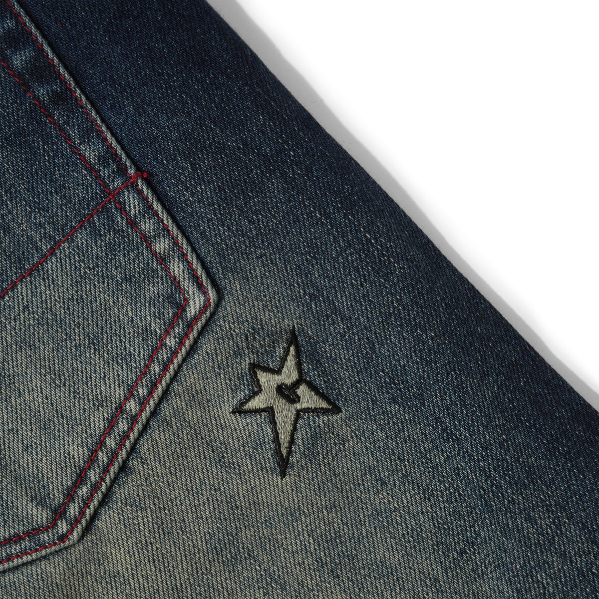 Aged C-Star Jeans, Blue