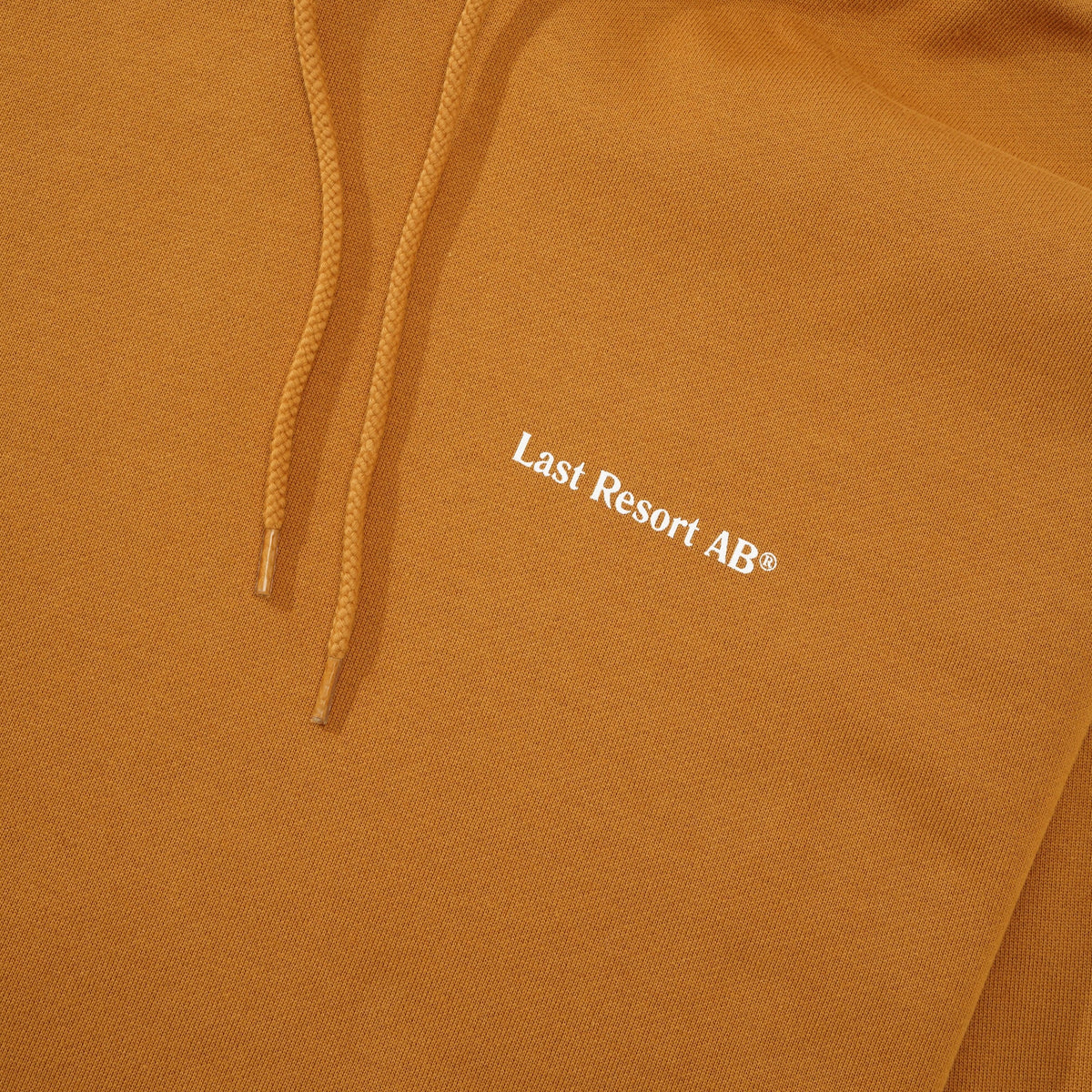 Atlas Monogram Pullover Hood, Golden Brown / White