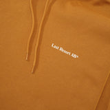 Atlas Monogram Pullover Hood, Golden Brown / White