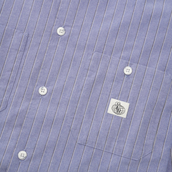 Last Resort AB SM001 L/S Shirt, Zen Blue