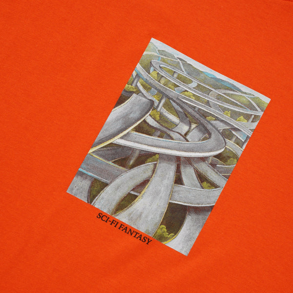 Sci-Fi Fantasy Freeway Tee, Orange