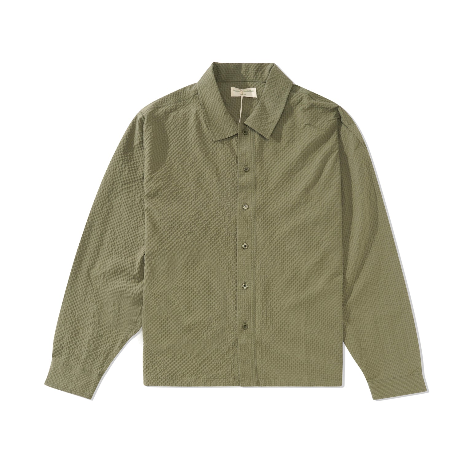 Vacation Button Up L/S Shirt, Olive