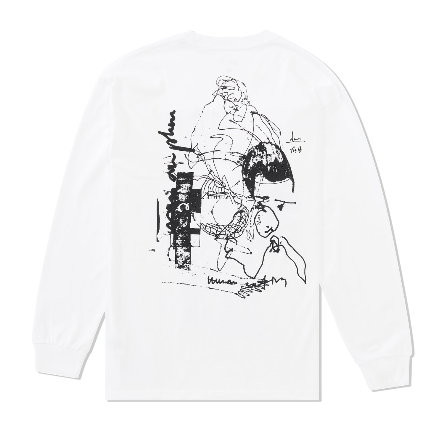 Fig 16 L/S Tee, White