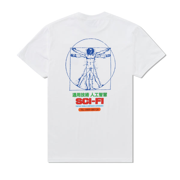 Sci-Fi Fantasy Chain Of Being Tee, White