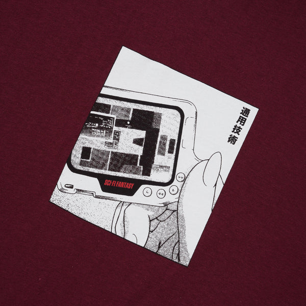 Sci-Fi Fantasy Device Tee, Maroon