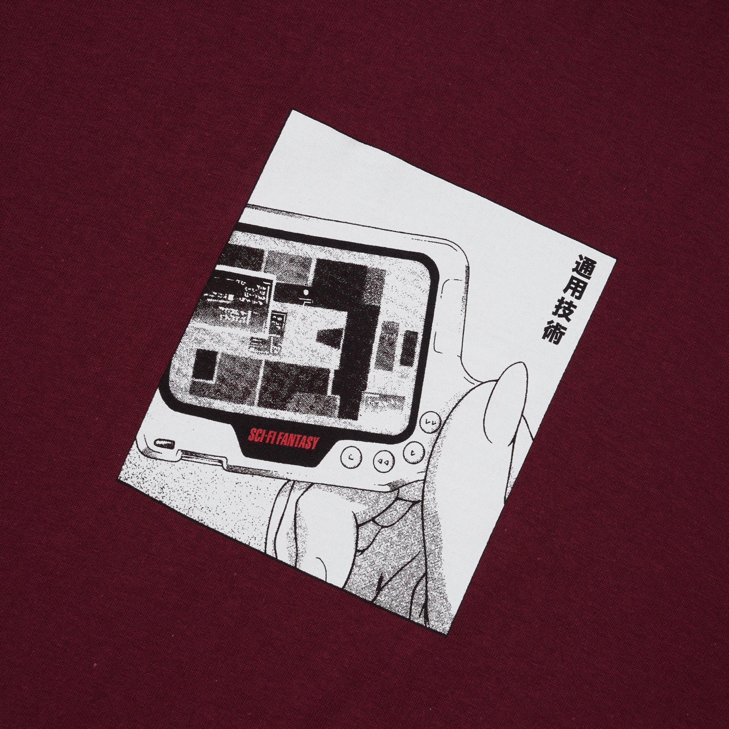 Device Tee, Maroon