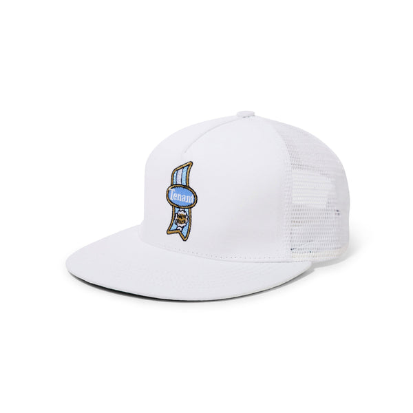 Tenant Chicken Trucker Hat, White
