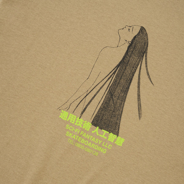 Sci-Fi Fantasy Spiritual Darkness Tee, Tan
