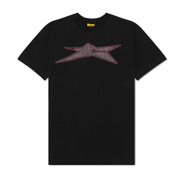 Carpet Company Bizarro Rhinestone Tee, Black