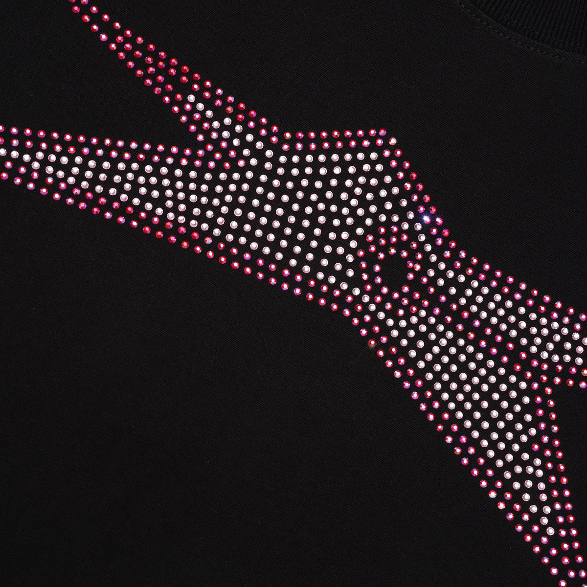 Bizarro Rhinestone Tee, Black