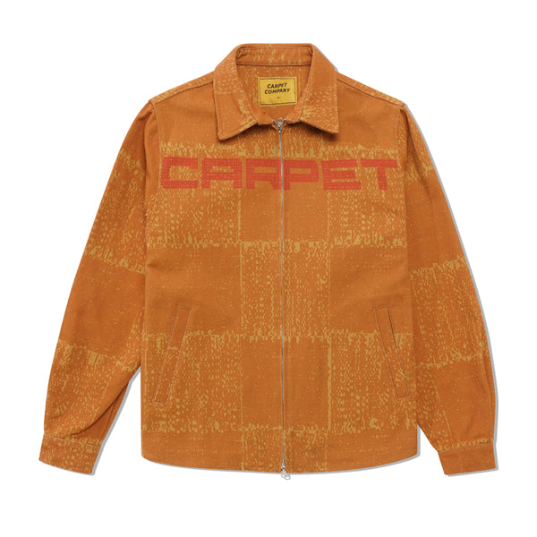 Carpet Company Checker Zip Shirt, Workwear Brown