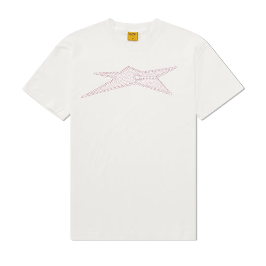 Bizarro Rhinestone Tee, White