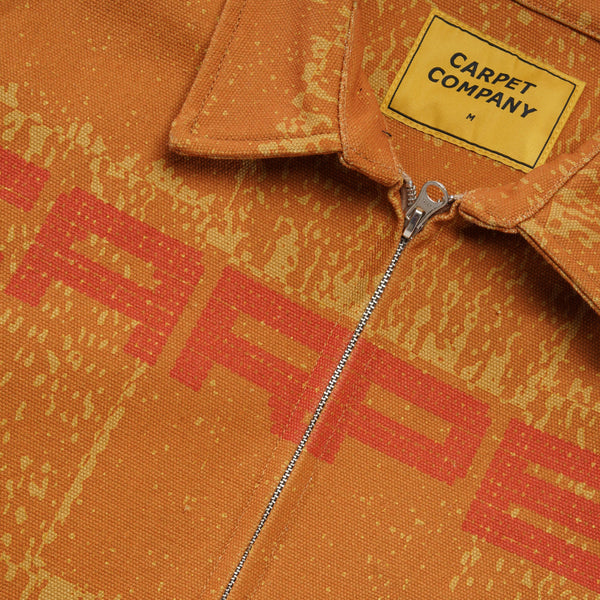 Carpet Company Checker Zip Shirt, Workwear Brown