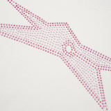 Bizarro Rhinestone Tee, White