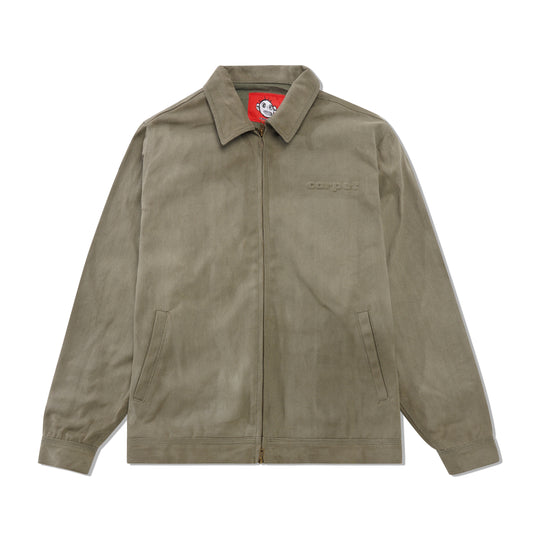 Embossed Work Jacket, Sage