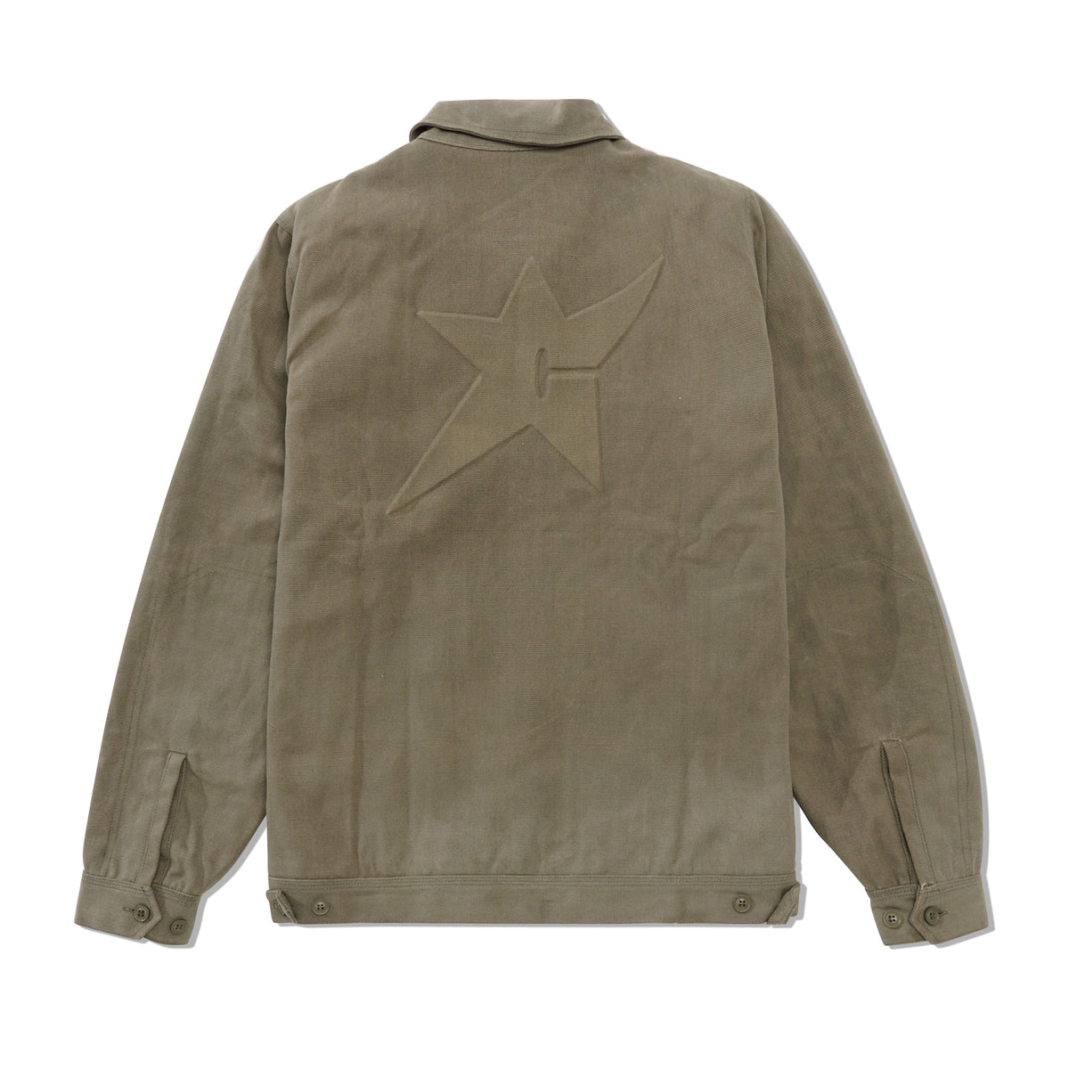 Embossed Work Jacket, Sage