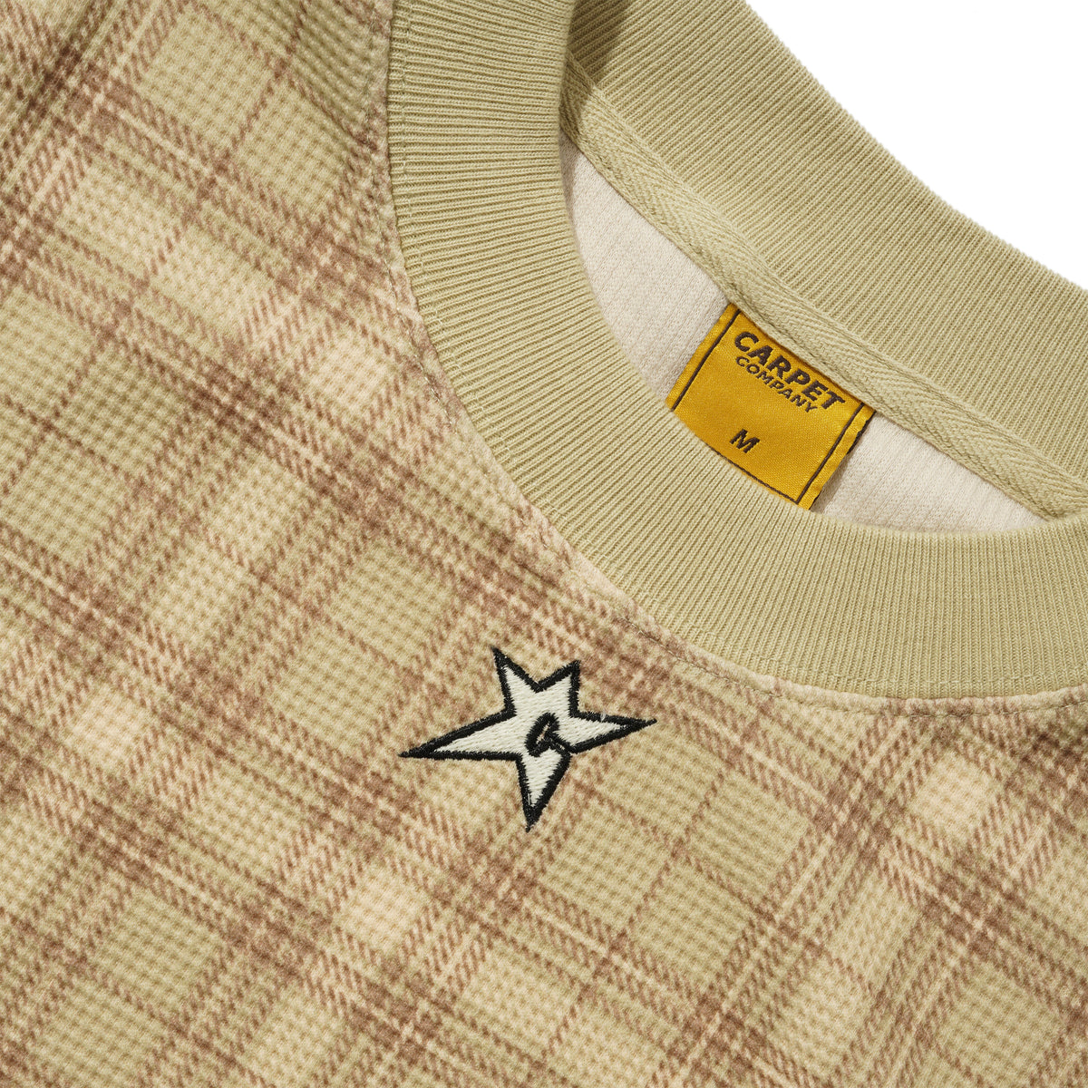 Plaid Thermal, Cream