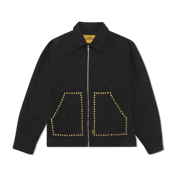 Carpet Company Studded Denim Jacket, Black
