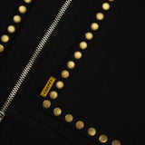 Studded Denim Jacket, Black