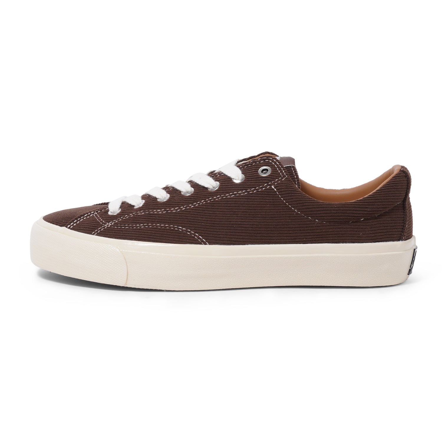 VM003-Lo Cord, Dark Brown / White