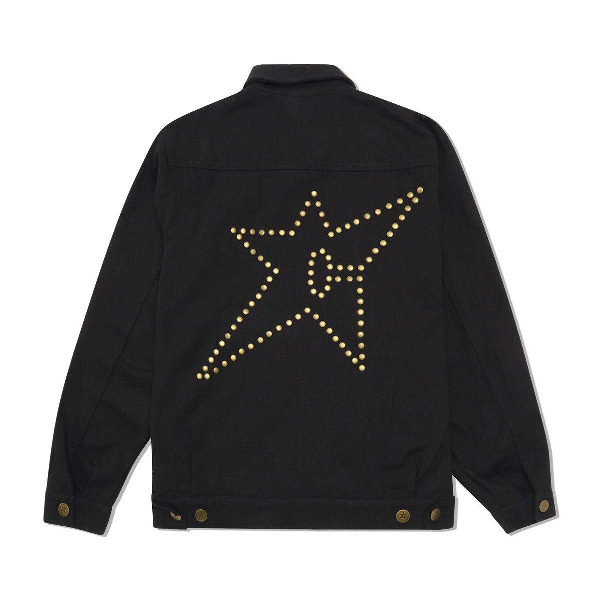 Studded Denim Jacket, Black