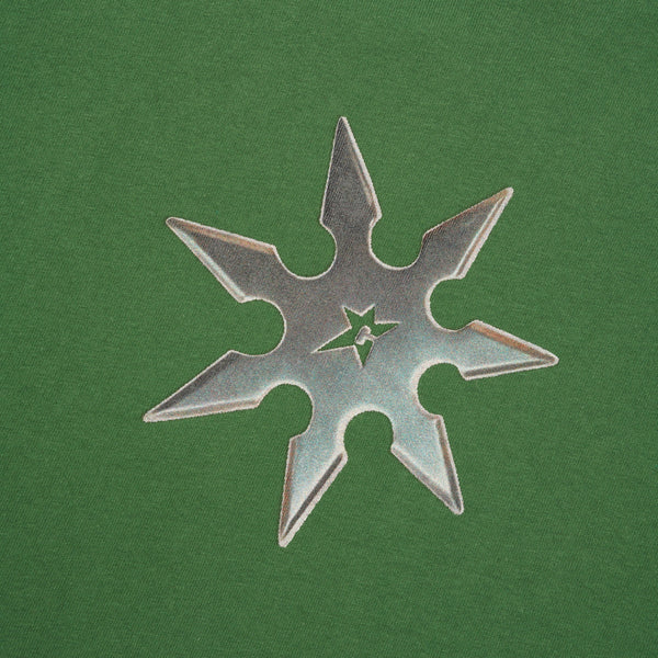 Carpet Company Throwing Star Tee, Green