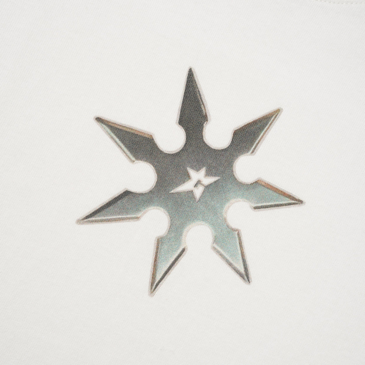 Throwing Star Tee, White