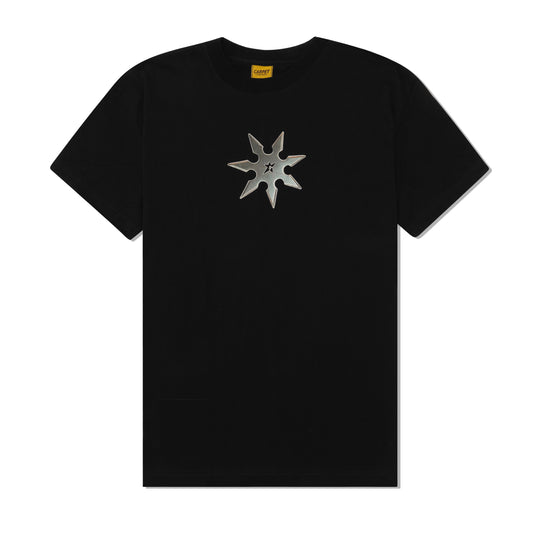 Throwing Star Tee, Black