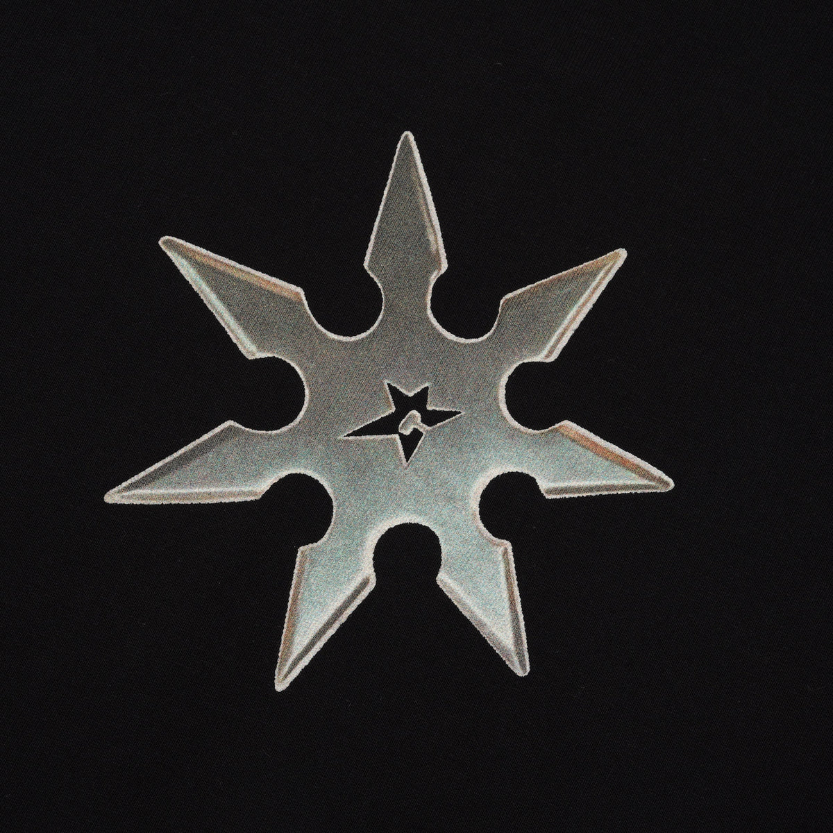 Throwing Star Tee, Black