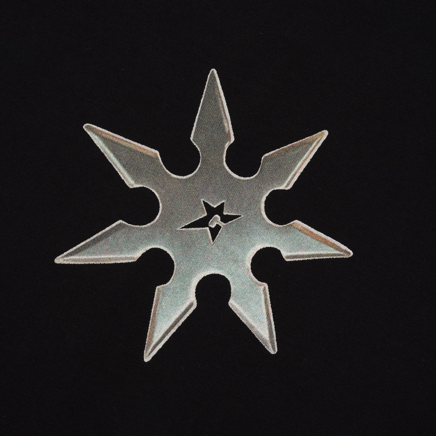 Throwing Star Tee, Black