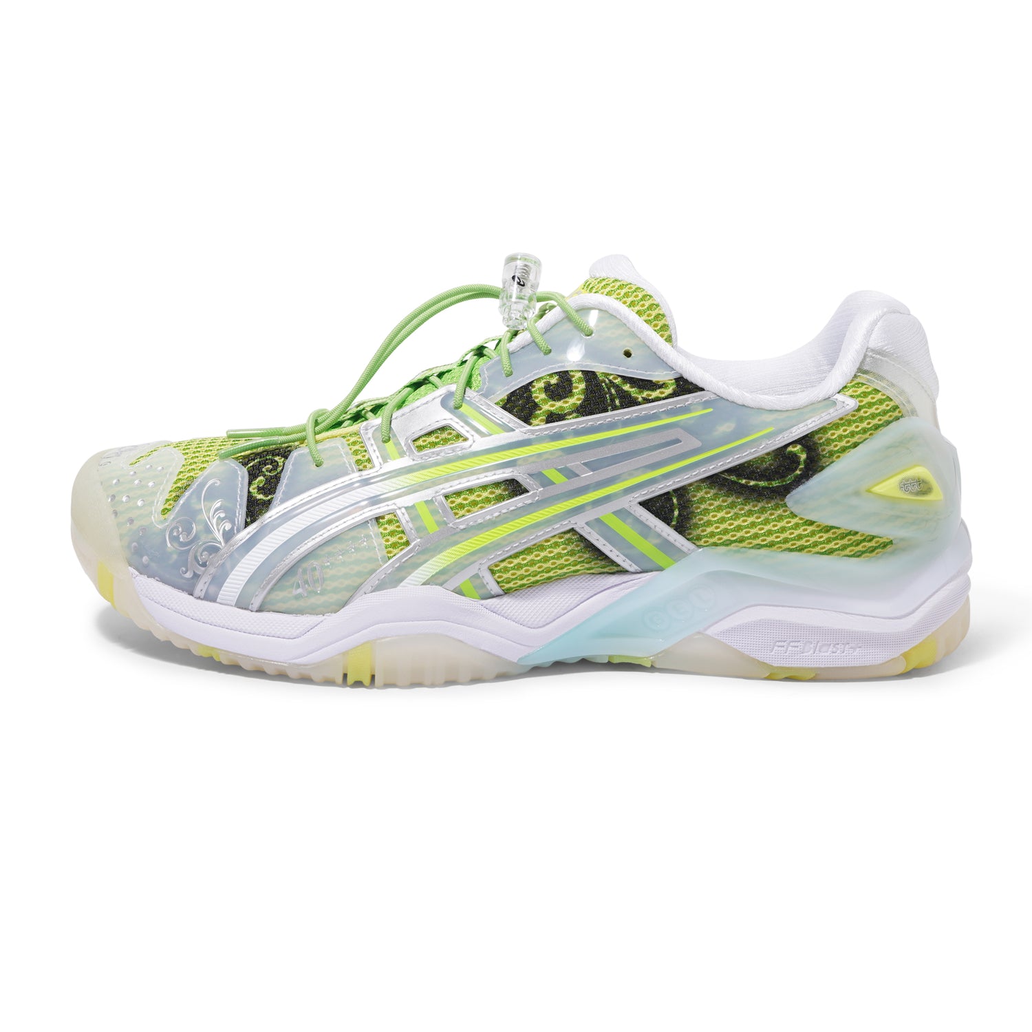 LTTT x Asics GEL-Resolution 5, Parriot Green / Pure Silver