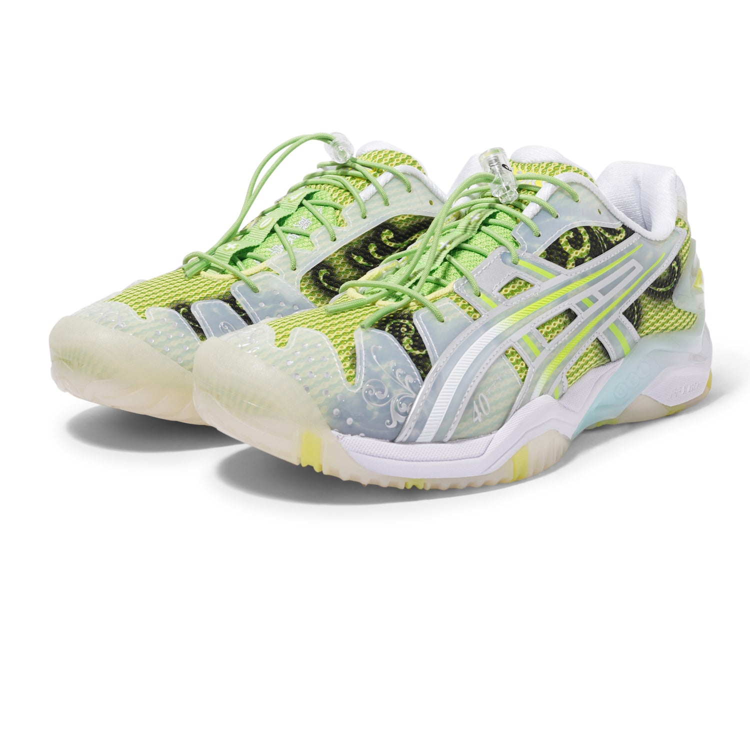 LTTT x Asics GEL-Resolution 5, Parriot Green / Pure Silver
