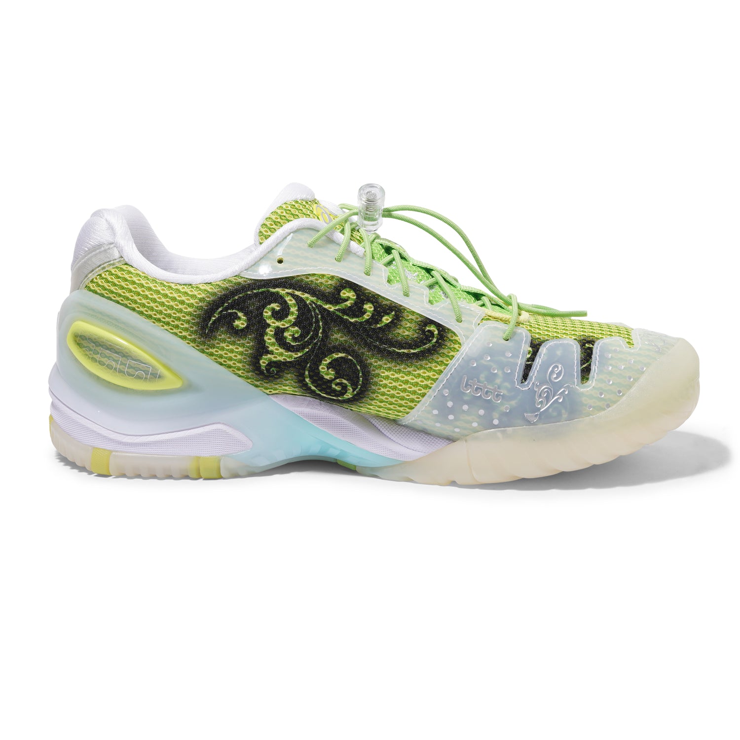 LTTT x Asics GEL-Resolution 5, Parriot Green / Pure Silver