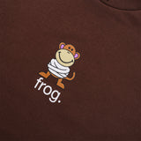 Krazy Monk Tee, Brown