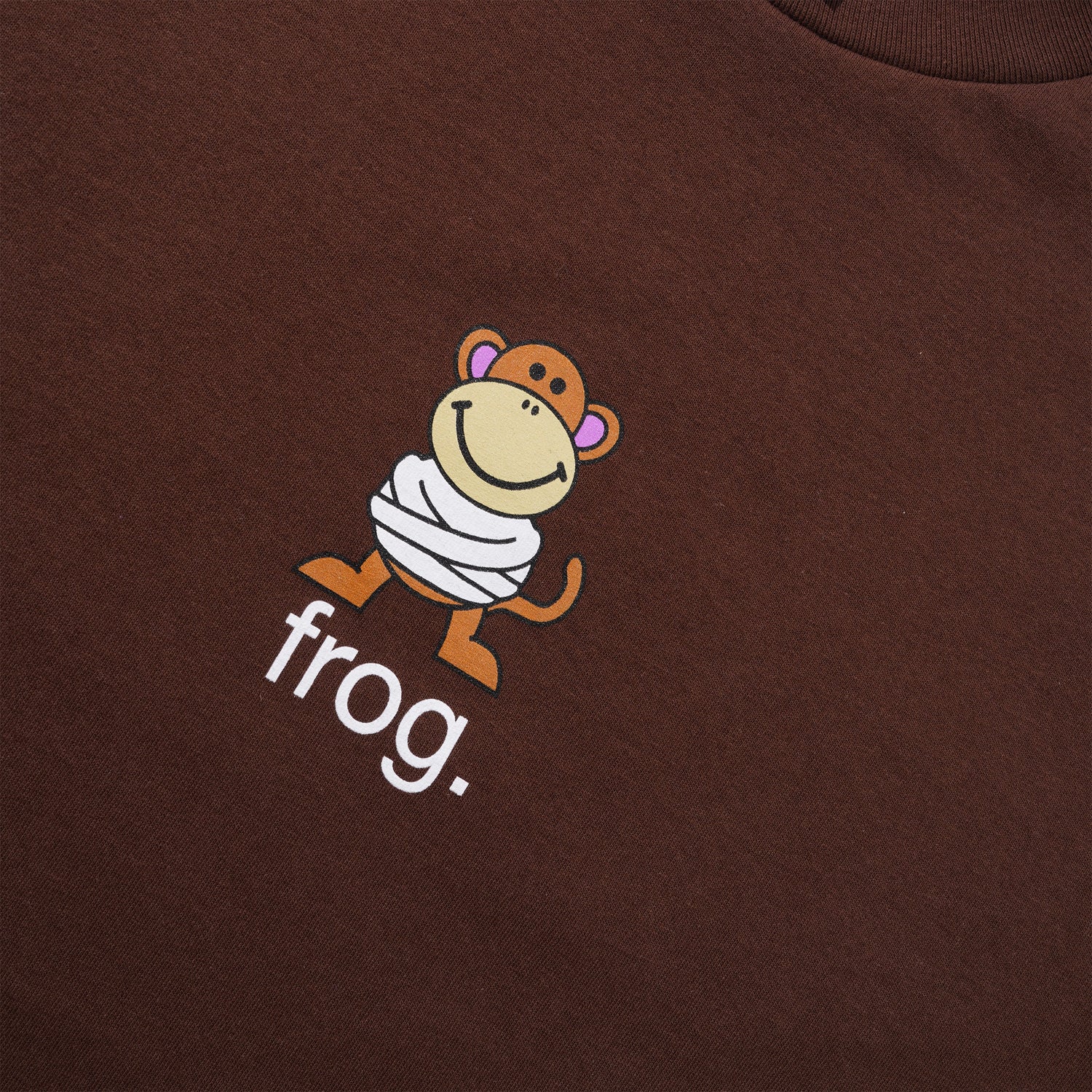 Krazy Monk Tee, Brown