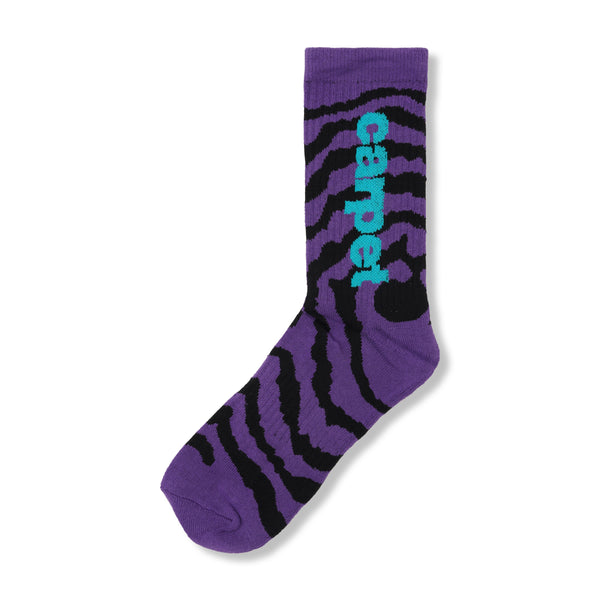 Carpet Company Spiral Sock, Purple