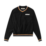 V-Neck Windbreaker, Black