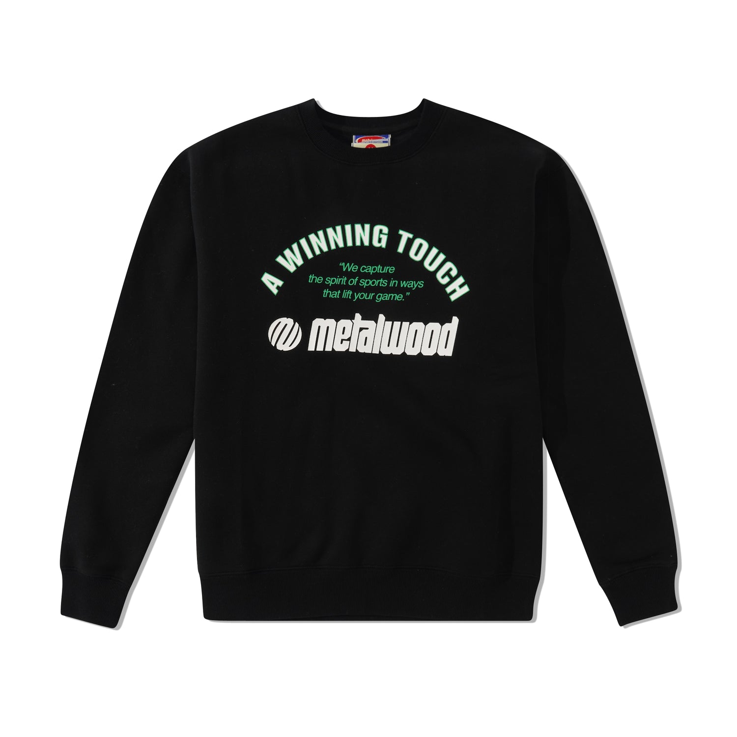 Winning Touch Crewneck Sweatshirt, Black